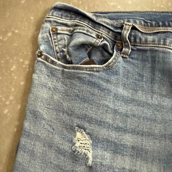 Oliver Logan Distressed Blue Denim Jeans – Size 38x30 - Picture 5 of 10